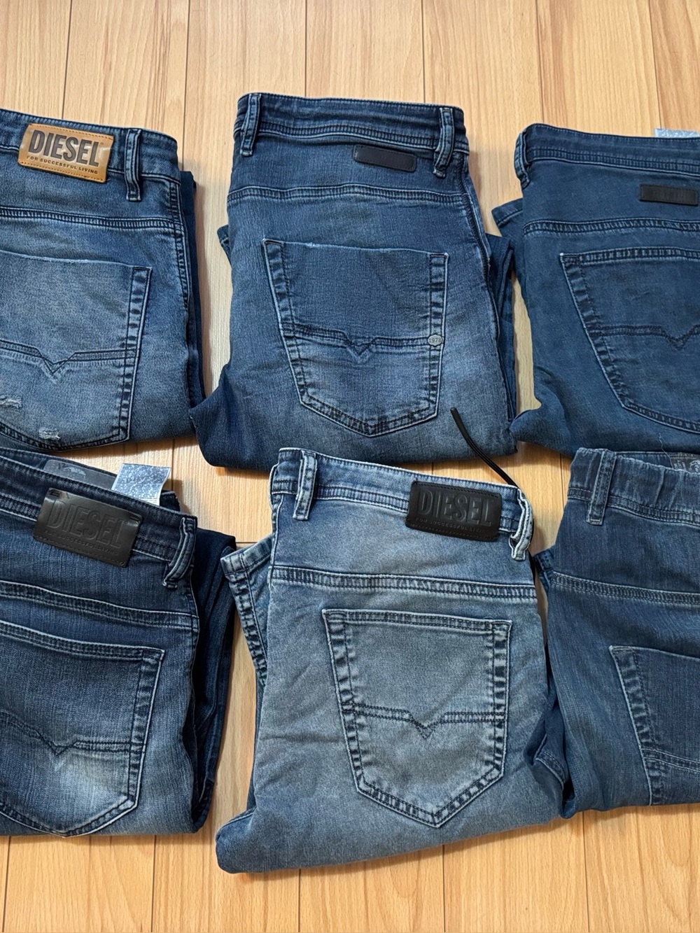 Diesel Krooley Slim  Jogg Jeans in Deep Navy.